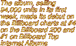 The album, selling 94,000 units